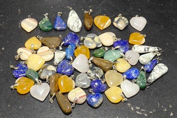 Edelstenen en Kristallen - Toermalijnkwarts, Jade, Calciet,, Verzamelen