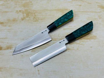 Keukenmes - Bunka & Usuba - Met de hand afgewerkt Japans