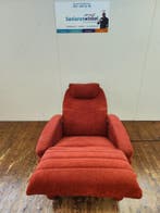 Fitform Wellness Sta- Op en relax stoel in een rode stof, Huis en Inrichting, Fauteuils, Verzenden, Minder dan 75 cm, Stof, Zo goed als nieuw