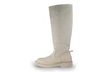 Zara Laarzen in maat 40 Wit, Kleding | Dames, Schoenen, Hoge laarzen, Verzenden, Zo goed als nieuw, Wit