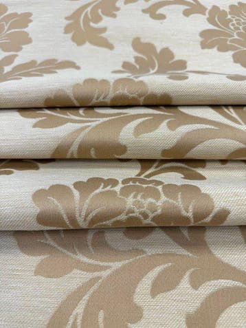 1785 Hoogwaardig jacquard meubelstof met bloemendamast -