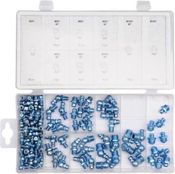 Smeernippel Vetnippel set - 110 delig - Metrisch - Assortime, Ophalen of Verzenden, Nieuw