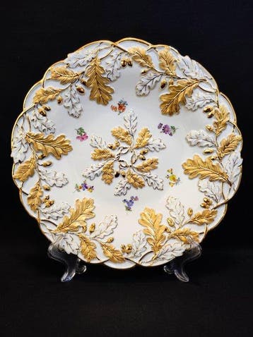 Meissen - Schotel - Prunkschale/Prunkteller Ø 28,0 cm, Antiek en Kunst