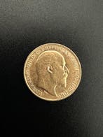 Verenigd Koninkrijk. Edward VII. 1/2 Sovereign 1908, Postzegels en Munten