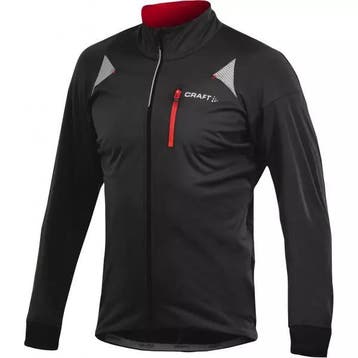 Craft Fietsjack PB Storm zwart Mannen Maat S, Verzenden, Nieuw