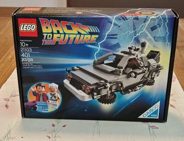 Lego Set - 21103 - Back to the Future - LEGO Cuusoo / Ideas, Nieuw