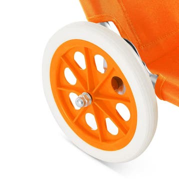 Ligbed Kreta Oranje Alu met wielen (Ligbed - Lounge), Verzenden, Nieuw