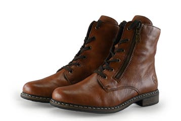 Rieker Veterboots in maat 40 Bruin, Kleding | Heren, Schoenen, Bruin, Verzenden, Boots, Zo goed als nieuw
