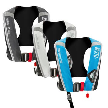 Automatisch reddingsvest Besto Comfort Fit PRO 300N-Antracie, Watersport en Boten, Ophalen of Verzenden, Nieuw
