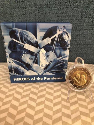 Malta. 2 Euro 2021 Heroes of Pandemic (Zonder