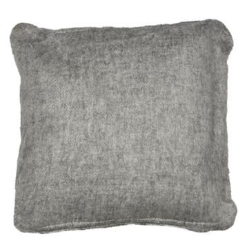 *kussen wol look rafel grijs/wit 45x45cm*, Verzenden, Nieuw