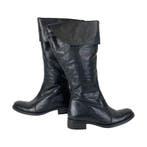 Helioform - Leren dames laarzen - Zwart - Maat 37, Nieuw