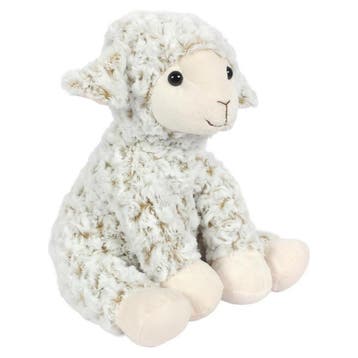 Schaap/lammetje knuffel - zachte pluche - wit - 33 cm, Verzenden, Nieuw