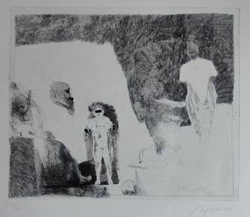 Alfred Hrdlicka (1928-2009) - Studie zur Kreissäge