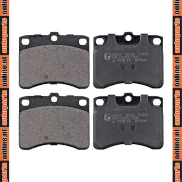 Remblokken Daihatsu Cuore 0.8 Vooras - ABS Remblokken 36621, Verzenden, Nieuw, Daihatsu
