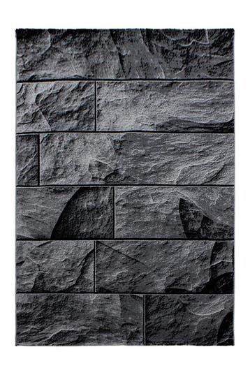 Modern Vloerkleed | Parma | Tegels | Zwart | 120x170 cm, Verzenden, Nieuw