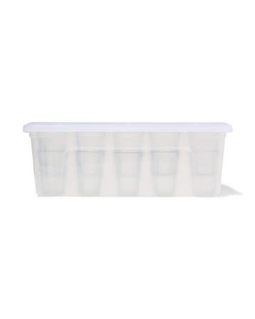 HEMA Opbergbox Tokyo transparant 30L recycled, Verzenden, Nieuw