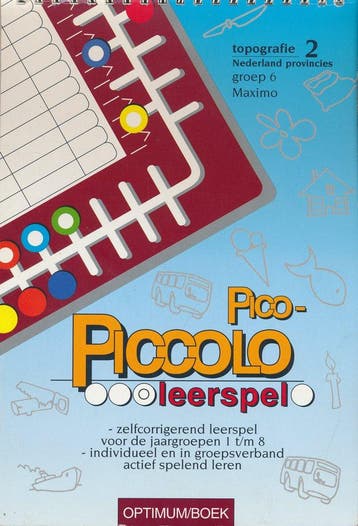 Pico Piccolo Maximo Topografie 2 Nederland Provincies (boekv, Verzenden, Nieuw