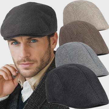 Stijlvolle Britse Baret Pet voor Heren - Retro Painter Cap v, Verzenden