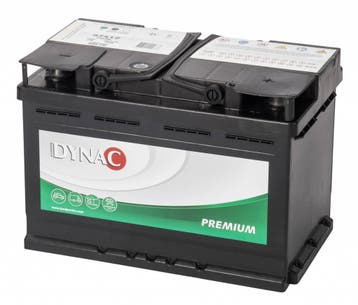 Dynac Auto accu 12 volt 74 ah Type 57412, Ophalen of Verzenden, Nieuw