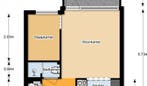Te Huur 2 Kamer Appartement Prins Bernhardplein In Zaandam, Huizen en Kamers, Huizen te huur, Direct bij eigenaar, Noord-Holland