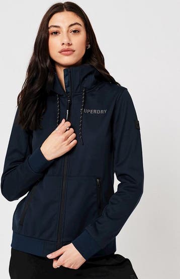 Superdry - Maat S - CODE TECH SOFTSHELL JKT Dames Jas, Kleding | Dames, Jassen | Winter, Verzenden, Nieuw