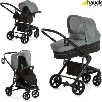 Hauck Atlantic Plus Trio Set - Kinderwagenset - Melange, Kinderen en Baby's, Verzenden, Nieuw