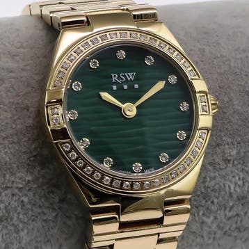 RSW - Swiss Diamond Watch - RSWL156-GG-D-12 - Zonder, Nieuw