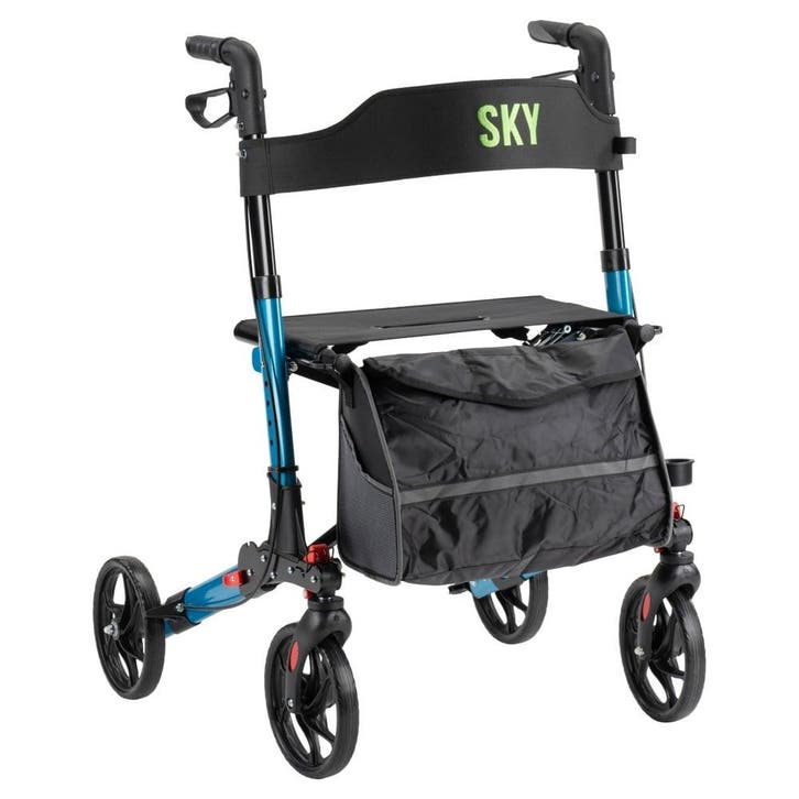 Sky lichtgewicht rollator - Blauw, Diversen, Rollators, Ophalen of Verzenden