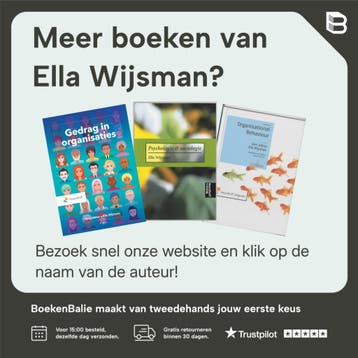 Psychologie en sociologie / Vast Boek - Ella Wijsman, Verzenden, Zo goed als nieuw, Ella Wijsman