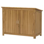 TRUUSK Tuinkast Hout 110x50x85cm - Weerbestendig - Met Deur, Verzenden, Nieuw