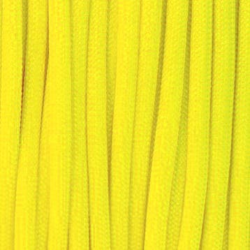 Rol 100 meter - Bright Yellow Paracord 550 - #76, Ophalen of Verzenden, Nieuw, Draad