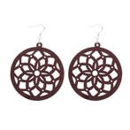 Houten Oorbellen | Starflower, Ophalen of Verzenden, Nieuw