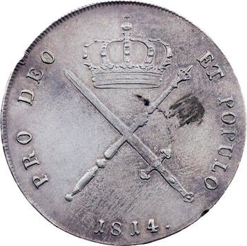 Duitsland. Maximilian I. Joseph. 1 Kronenthaler 1814 (Zonder