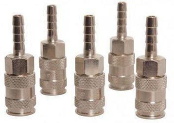 FERM CRA1026 - Snelkoppeling 8 mm slangpilaar 5 st, Verzenden, Nieuw