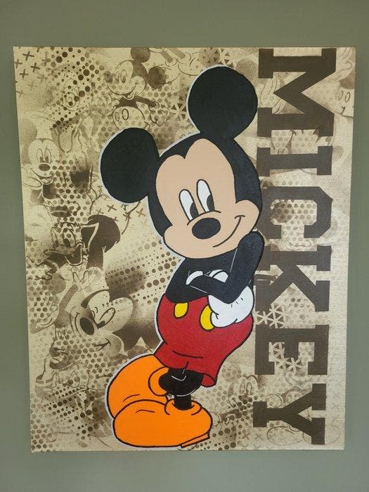 Melissa Stok - Mickey, Antiek en Kunst, Kunst | Schilderijen | Modern
