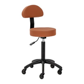 Gabbiano kapperskruk - Ergonomisch model met rugleuning, Verzenden, In hoogte verstelbaar, Nieuw, Overige materialen