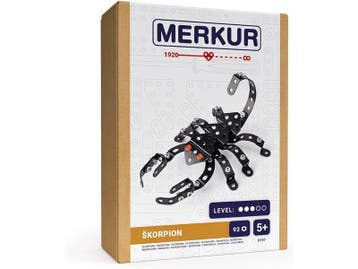 Merkur - Schorpioen - metalen constructieset - 93 onderdelen, Verzenden, Nieuw