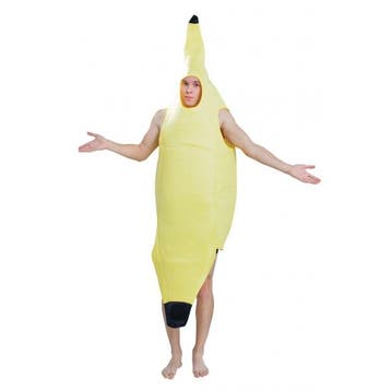 Carnavalskleding bananenpak - Fruit en groente kleding, Verzenden, Nieuw