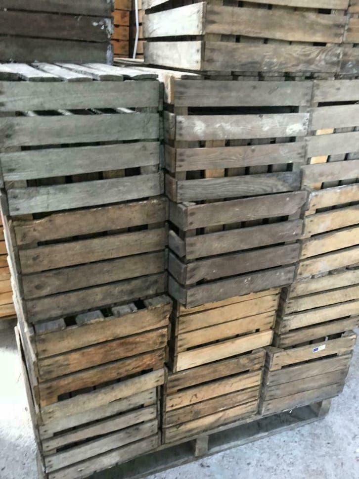 AANBIEDING 2e keus fruitkisten va  €4.50 !!, Huis en Inrichting, Woonaccessoires | Kisten, 50 tot 100 cm, Gebruikt, Minder dan 50 cm