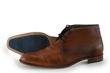 Manfield Veterschoenen in maat 47 Cognac, Kleding | Heren, Schoenen, Manfield, Overige kleuren, Verzenden, Zo goed als nieuw