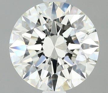 1 pcs Diamant (Natuurlijk) - 1.51 ct - Rond - H - VVS1 -, Nieuw