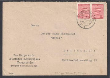 Geallieerde bezetting - Duitsland (Sovjet-zone) 1945 - SBZ, Postzegels en Munten, Gestempeld