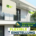 Klemluifel - Balkon luifel - Verticale luifel - 200 cm - Bei, Tuin en Terras, Zonneschermen, Verzenden, Zo goed als nieuw
