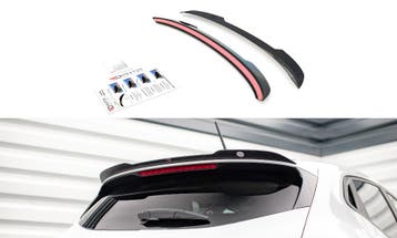 Spoiler Renault Clio Mk5 Maxton Glans Zwart, Auto-onderdelen, Ophalen of Verzenden, Nieuw