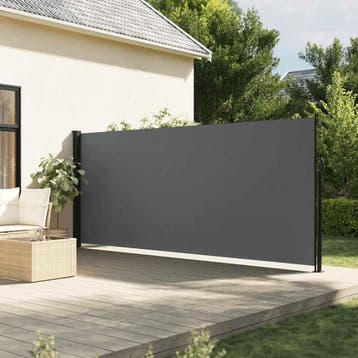 vidaXL Uitschuifbaar zijluifel antraciet 180x300 cm, Verzenden, Nieuw