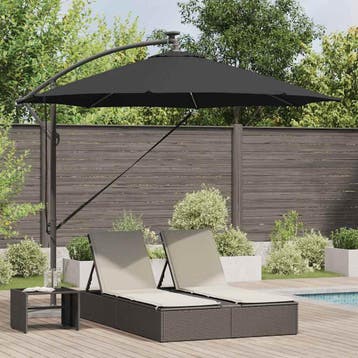 vidaXL Parasol 294 x 294 x 248 cm Polyester en Aluminium, Verzenden, Nieuw, 2 tot 3 meter