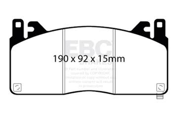 EBC 2015+ Ford Mustang GT350 Bluestuff Front Brake Pads, Ophalen of Verzenden, Nieuw