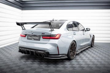 Maxton Carbon Spoiler met beugels en LED BMW M3 G80 / M340i, Verzenden