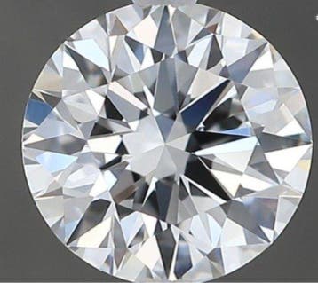 1 pcs Diamant (Natuurlijk) - 1.01 ct - Rond - D (kleurloos), Nieuw